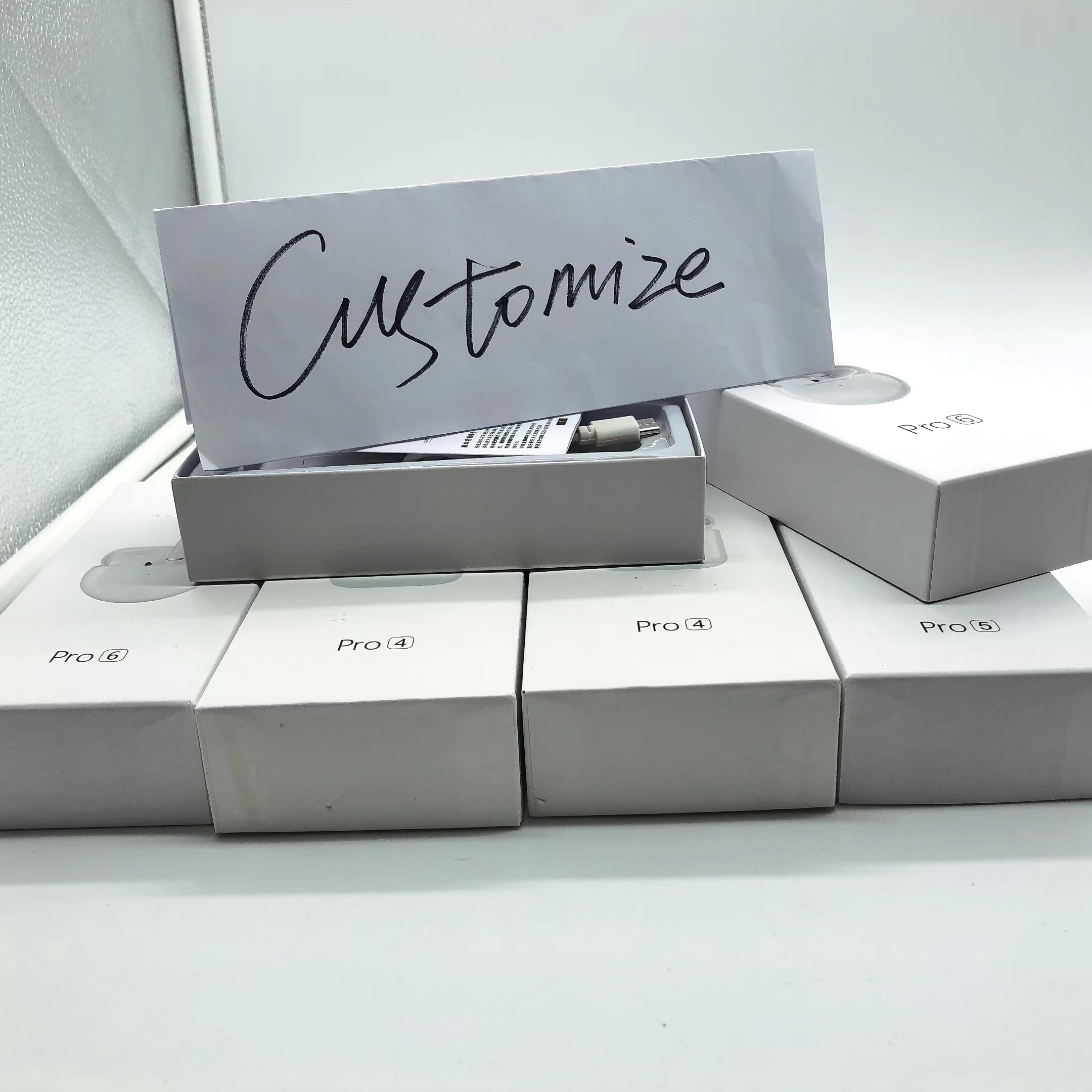 Лидер продаж, Tws Pro 4 BT5.0 Siri наушники-вкладыши с сенсорным управлением, беспроводные наушники Air Pro4 Tws