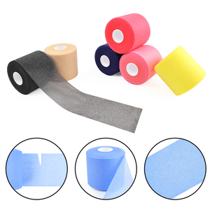 Colore della pelle, nero, blu, rosso schiuma senza lattice sotto la fasciatura avvolgente per le caviglie atletiche delle ginocchia del gomito - Product Image 5