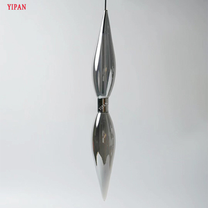 Lámpara de Araña de Tubo de Vidrio en Espiral Dorada con Gradiente, Ahorro de Energía, Personalizable para Vestíbulo de Hotel o Villa, Regulable, Alto Brillo para Restaurante - Product Image 3