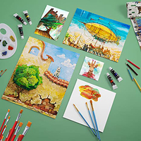 Panneaux de toile de peinture Multi Pack 4x4 "5x7" 8x8 "9x12" 11x14 "100% planches de toile de coton pour la peinture acrylique