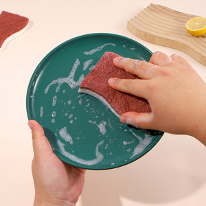 S Type Wood Pulp Sponge Pad 1-1.9 In Rectangle Kitchen Cleaning Biodegradable Stainless Steel Surface - Product Image 3