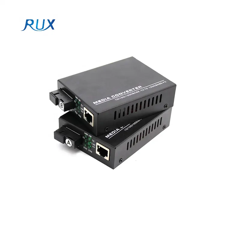 Gigabit 10/100/1000M Ethernet Ftth SC סיבי נמל אופטי סיבי Media Converter