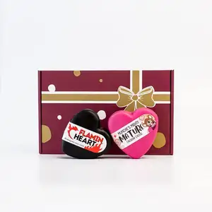 luxury custom logo valentines day corporate gift set