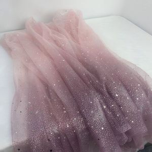 Tissu en Tulle à Paillettes Galaxie Magnifiques pour la Confection de Robes de Mariée et Jupes de Princesse DIY, Idéal pour les Séances Photo de Célébrités d'Internet - Vente en Gros - Product Image 1