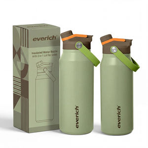 Bouteille d'eau en acier inoxydable de haute qualité sans BPA, 900 ml, à double paroi isolée sous vide, à large ouverture, pour enfants, utilisation en extérieur et à l'école - Product Image 1