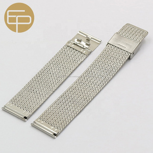 de peso ligero logotipo personalizado de acero inoxidable de alta calidad malla milanesa banda 10 12 14 16 18 20 22 24mm - Product Image 5
