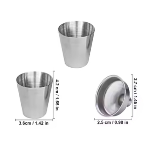 Botella de Metal Personalizada de Acero Inoxidable 304, Portátil, a Prueba de Fugas, para Vino, Whisky y Alcohol, Venta al Por Mayor - Product Image 4