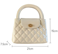 Sac pour femme en tissu PU matelassé, sac bandoulière personnalisé avec logo, style de créateur, tendance mode