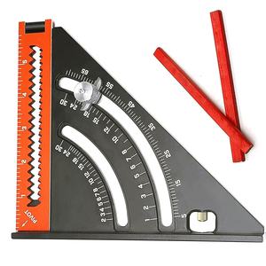 Roktools kecepatan persegi 7 inci tukang kayu pekerjaan kayu metrik CNC mesin alumunium. Lipat multifungsi Triiangle persegi - Product Image 3