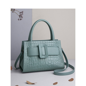 Nuevo Bolso de Hombro de Cuero Vacuno para Mujer con Cierre de Cremallera y Forro de Poliéster, Bolso de Mano Moderno de Verano - Product Image 3