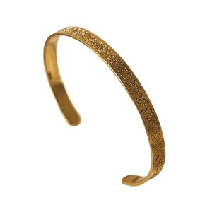 Bracelet manchette en alliage écologique, design ouvert, en acier noir, or rose, bijoux unisexe en alliage de zinc pour hommes et femmes - Product Image 5