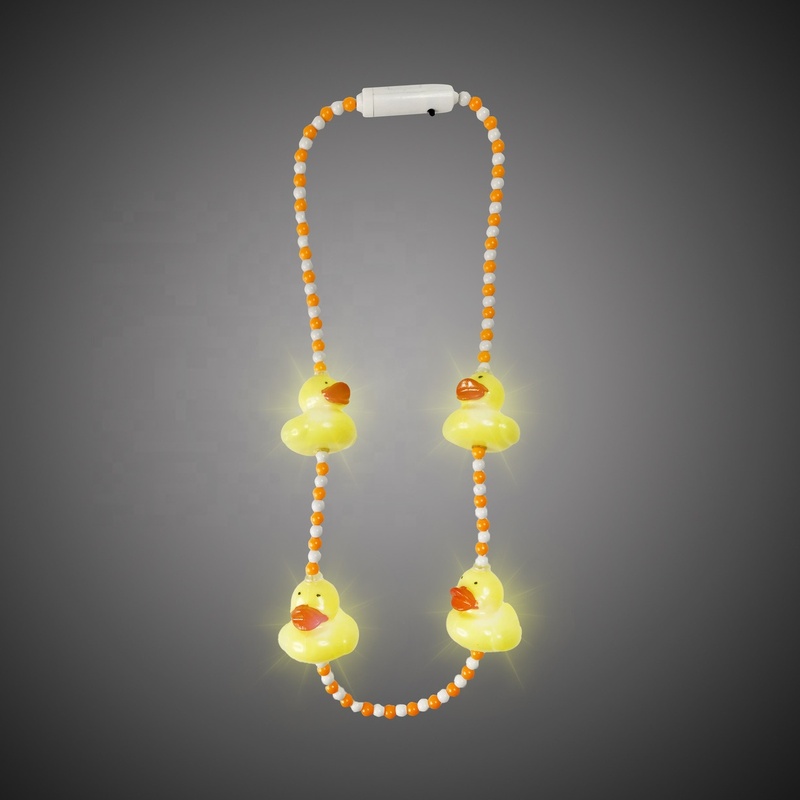 LED Flashing Easter Mardi Gras Duck