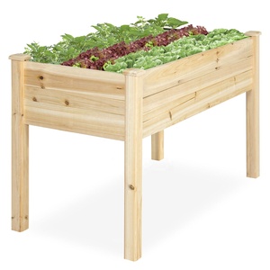 Outdoor <strong>Wooden</strong> Raised Garden Bed Planter Box Kit for Growing Fruit Vegetable <strong>Flower</strong> - Product Image 2