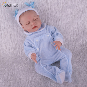 Poupée bébé réaliste nouveau-né 48CM Jouet en peluche Modèle de jouet PVC Interactif pour tous les âges - Product Image 2