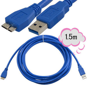 สายเคเบิลข้อมูล USB 3.0 ยาว 1.5 ม. สายต่อพิมพ์งานความเร็วสูงพร้อมตัวนำทองแดงบริสุทธิ์แบบป้องกันสัญญาณรบกวน สำหรับคอมพิวเตอร์และอุปกรณ์ต่อพ่วง - Product Image 2