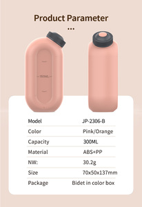Bidé portátil de mano tipo Shattaf |   Spray Compacto Impermeable de 300 ml para Inodoro de Adultos, Viajes e Higiene Personal - Product Image 6