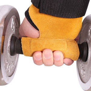 Guanti da Sollevamento Pesi in Pelle di Alta Qualità per Allenamento in <span class=keywords><strong>Palestra</strong></span> - Product Image 5