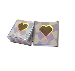 Petite boîte de stratification mate de feuille d'or pour l'emballage de <span class=keywords><strong>lentille</strong></span> de <span class=keywords><strong>produit</strong></span> cosmétique Offre Spéciale les boîtes de haute qualité coupent la fenêtre - Product Image 3