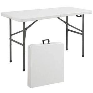 Outdoor Minimalist Design Rectangular Iron <b>Folding</b> <b>Table</b> Stall <b>Table</b> Household Simple <b>Dining</b> <b>Table</b> <b>Chair</b> Portable Z122-Z152-Z183 - Product Image 1