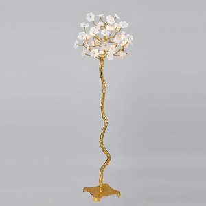 Branche d'arbre Design Unique En Aluminium De Luxe Nordique Moderne Cristal Lampadaires pour Salon Décor À La Maison - Product Image 4