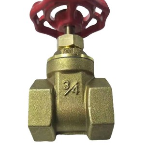 Vanne à opercule en cuivre filetée 3/4 pouce à joint rigide pour alimentation en eau, type opercule simple - Product Image 1