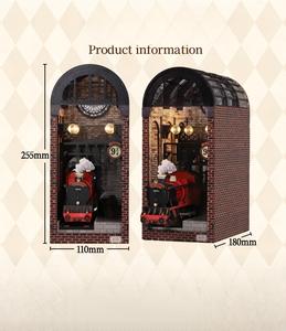 9 3/4 Magischer Bahnhof Holz-Miniatur-Buchnischen-Set - DIY Mini-Haus Puzzle-Spielzeug für Kreatives Bauen und Ausstellen Auf Lager - Product Image 4