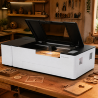 Máquina de Grabado y Corte Láser CO2 STEAM de 60W, 500x300mm, Refrigerada por Agua, con Filtro HEPA y Cubierta de Seguridad, Fácil de Operar