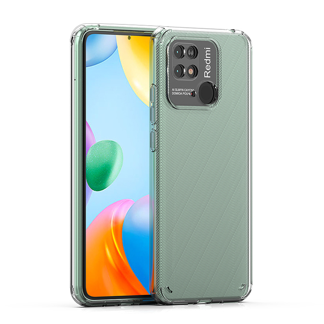 For Xiaomi Redmi 10C A1 Phone Case Transparent Clear Acrylic TPU Cellphone Cases for Xiaomi Poco X4 Pro 5G