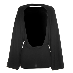 Viviblook Y26DS287 Vestido de Noche Mini Bodycon para Mujer, Nuevo, Color Sólido, Manga Larga, Sexy, Espalda Descubierta, para Otoño - Product Image 6