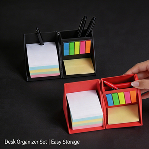 Juego de Blocs de Notas Coloridos con Notas Adhesivas y Portaplumas para Uso en Oficina y Escuela - Product Image 5