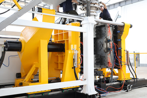 Tự động HDPE nữ mannequin thân trên nửa cơ thể Nhựa đứng hiển thị đùn accumulator thổi đúc máy - Product Image 3