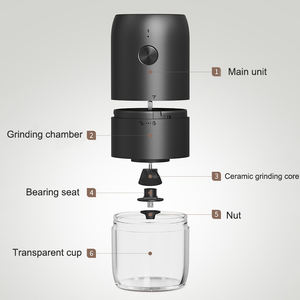 Moulin à café électrique portable avec logo personnalisé moulin à café manuel USB rechargeable - Product Image 3