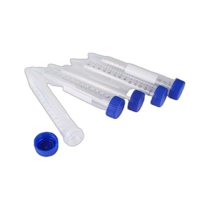 Tubos de Centrífuga Angentech de 15 ml con Fondo Cónico, Tapa de Rosca, Graduados, Libres de Enzimas, Grado Médico, PP - Product Image 1