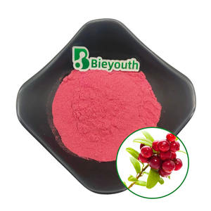 Anthocyanes d'extrait de canneberge de qualité supérieure, poudre 100% naturelle pour boissons antioxydantes et compléments alimentaires - Product Image 1