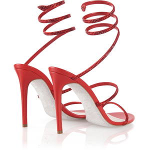 Nuevo estilo, flaco, sexy, moda, Punta abierta redonda, tacón alto fino, cinta enrollada tipo serpiente, <span class=keywords><strong>zapatos</strong></span> <span class=keywords><strong>de</strong></span> sandalia para mujer - Product Image 6