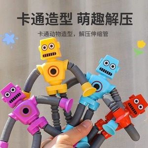 Linh hoạt uốn cong con số Robot đồ chơi trẻ em trai vui giải nén Quà Tặng Mới Lạ dây méo biến dạng búp bê Fidget Đồ chơi - Product Image 2