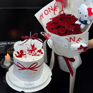 Decoración de Pastel para San Valentín con Miel y Dulzura, Inserto de Corazón de Papel Acrílico, Estilo Lindo, Adorno para Pastel para Bodas y Fiestas - Product Image 3