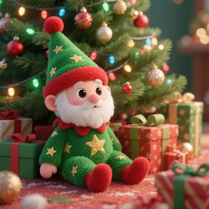 Gnomos de Peluche Navideños Personalizados al por Mayor, Diseño Personalizado, Peluches Navideños en Oferta, Peluches Navideños con Movimiento - Product Image 1