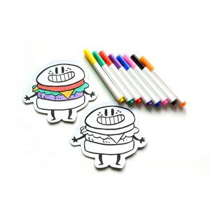 Feuille de coloriage magnétique pour réfrigérateur, outil de bricolage créatif avec marqueurs pour enfants, nouveau - Product Image 6