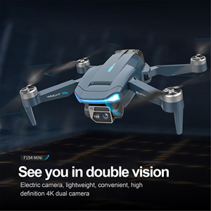 F194 Mini Gps Drones <span class=keywords><strong>4k</strong></span> Hd Double Caméra Hauteur Fixe Brushless 5g Wifi Fpv Pliable Mini <span class=keywords><strong>Drone</strong></span> Quadcopter Uav Garçon Jouets Cadeaux - Product Image 5