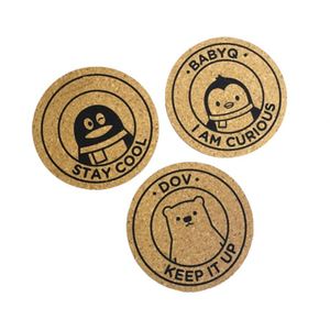 Square Round Cork <b>Coasters</b> Wholesale Custom Heat-resistant Non-slip <b>Table</b> Mat - Product Image 4