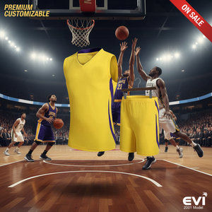 Uniforme de baloncesto personalizable de primera calidad con pantalón corto a la venta calzado para jugadores modelo EVI 2001 fabricado en PK - Product Image 3