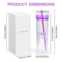 16 oz, parfait pour une consommation à libération lente ou pour infuser des fruits et des herbes. Idéal pour le thé froid, l'eau aromatisée ou les boissons détox.