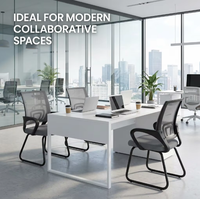 Chaises de bureau ergonomiques confortables et robustes de style nordique moderne en maille pour usage commercial