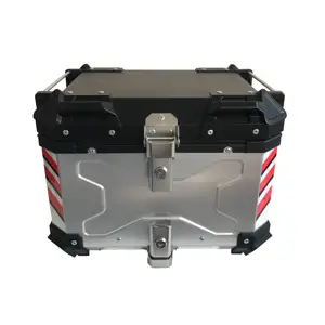 ZHUITU 45L X series food delivery tail box set box for storage niu middle case aluminium box motorcycle top alloy case