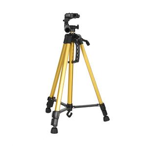 Trépied d'appareil photo pour téléphone 4.6 pieds 140 cm Support d'appareil photo flexible Anneau lumineux en aluminium 3366 Trépied pour Live <span class=keywords><strong>Strea</strong></span> - Product Image 4