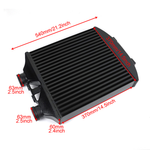 <span class=keywords><strong>Intercooler</strong></span> de voiture pour VW Polo GTI Seat Ibiza Mk4 1.8T essence Skoda Fabia VRS 1.9 PD130 diesel Radiateur en aluminium noir à barres et plaques - Product Image 1