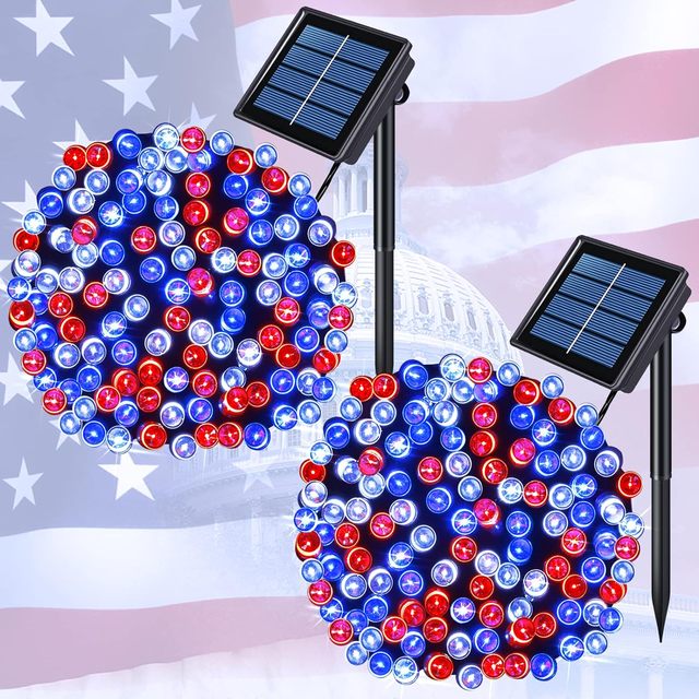 Twinklight Outdoor Waterproof Solar Christmas Decoration Solar Powered Led String Light Warm Battery