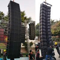 Altavoz Line Array TI PRO Audio MAX 212 OEM, Neodimio, Resistente al Agua, Ecológico, 2000W RMS, 4000W Pico, Doble Woofer de 12 Pulgadas, 3 Vías