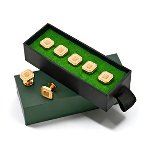 Botón de metal KUNSHUO para Baju Melayu, botón de ropa con logotipo de marca personalizado, botón de camisa malaya para ropa Baju Melayu - Product Image 3